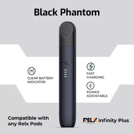 RELX Infinity Plus Black Phantom