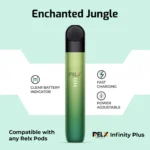 RELX Infinity Plus Enchanted Jungle color Vape in Dubai