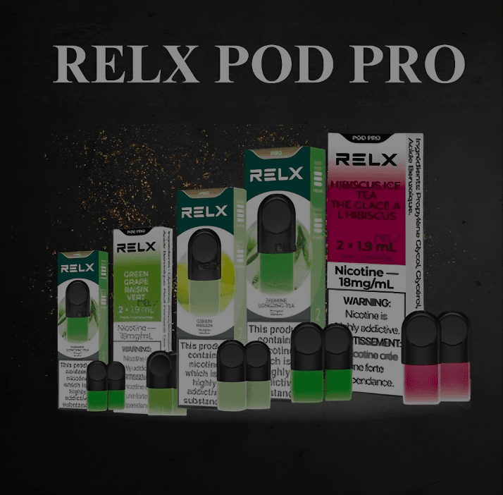 RELX Pod Pro vape device and nicotine pods available in Dubai, UAE
