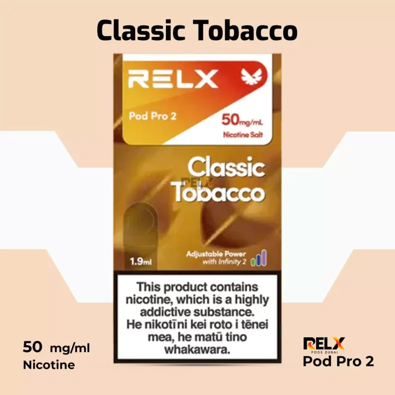 Relx pod pro 2 classic tobacco