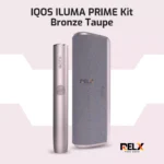 IQOS ILUMA PRIME Bronze Taupe tobacco heating device and sticks