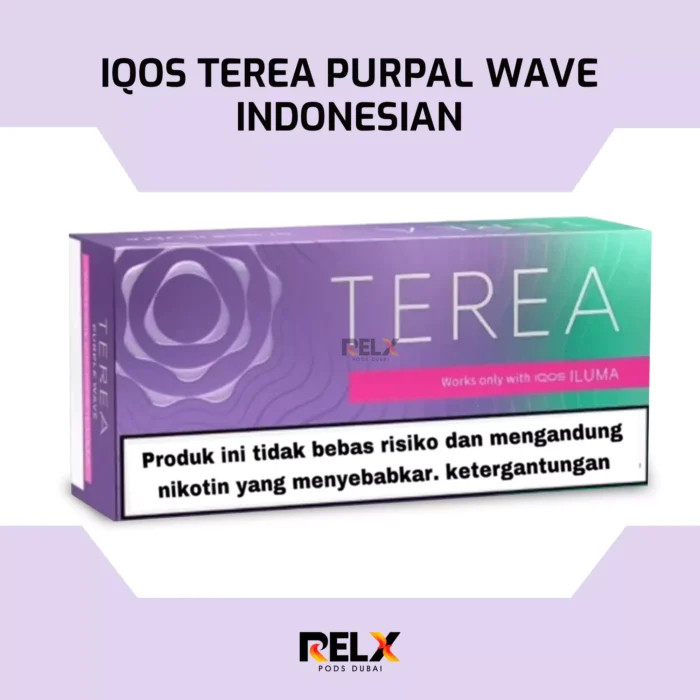 Iqos terea purple wave indonesian in dubai