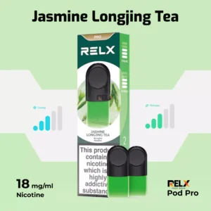 Best relx pod pro 18mg flavors for throat hit lovers Relx pod pro with jasmine longjing tea 1. 8% flavor available