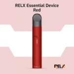 RELX Essential Red vape device and pods available in Dubai