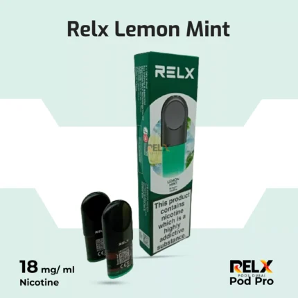Relx pod pro lemon mint flavor available for uae vaper