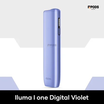 Iqos iluma i one violet rechargeable heat-not-burn device in a sleek finish
