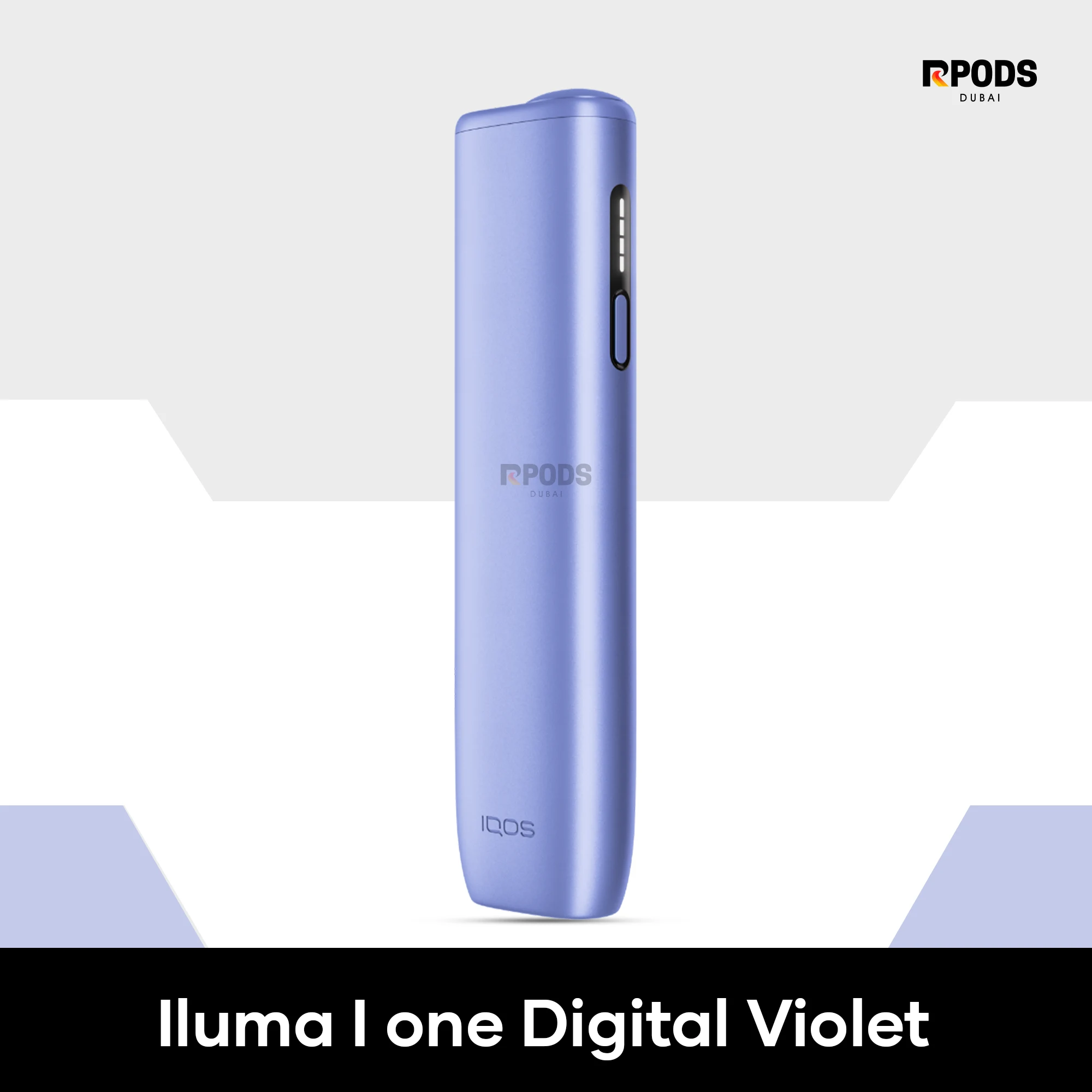 Iqos iluma i one violet rechargeable heat-not-burn device in a sleek finish