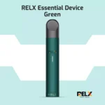 RELX Essential Green vape device and pod flavor available in Dubai