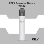 RELX Essential White vape device and pod flavor available in Sharjah, Dubai