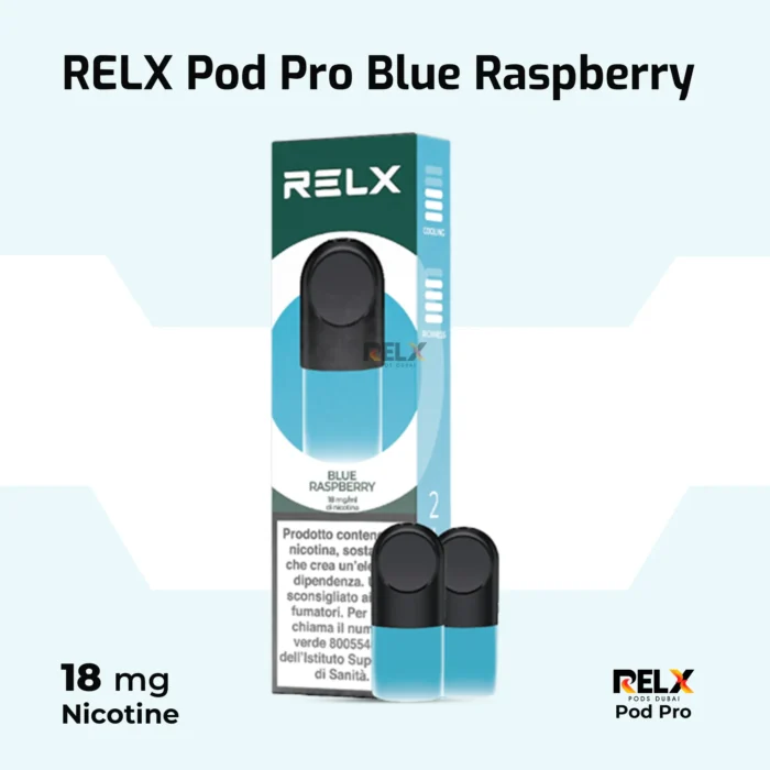 Relx pod pro blue raspberry