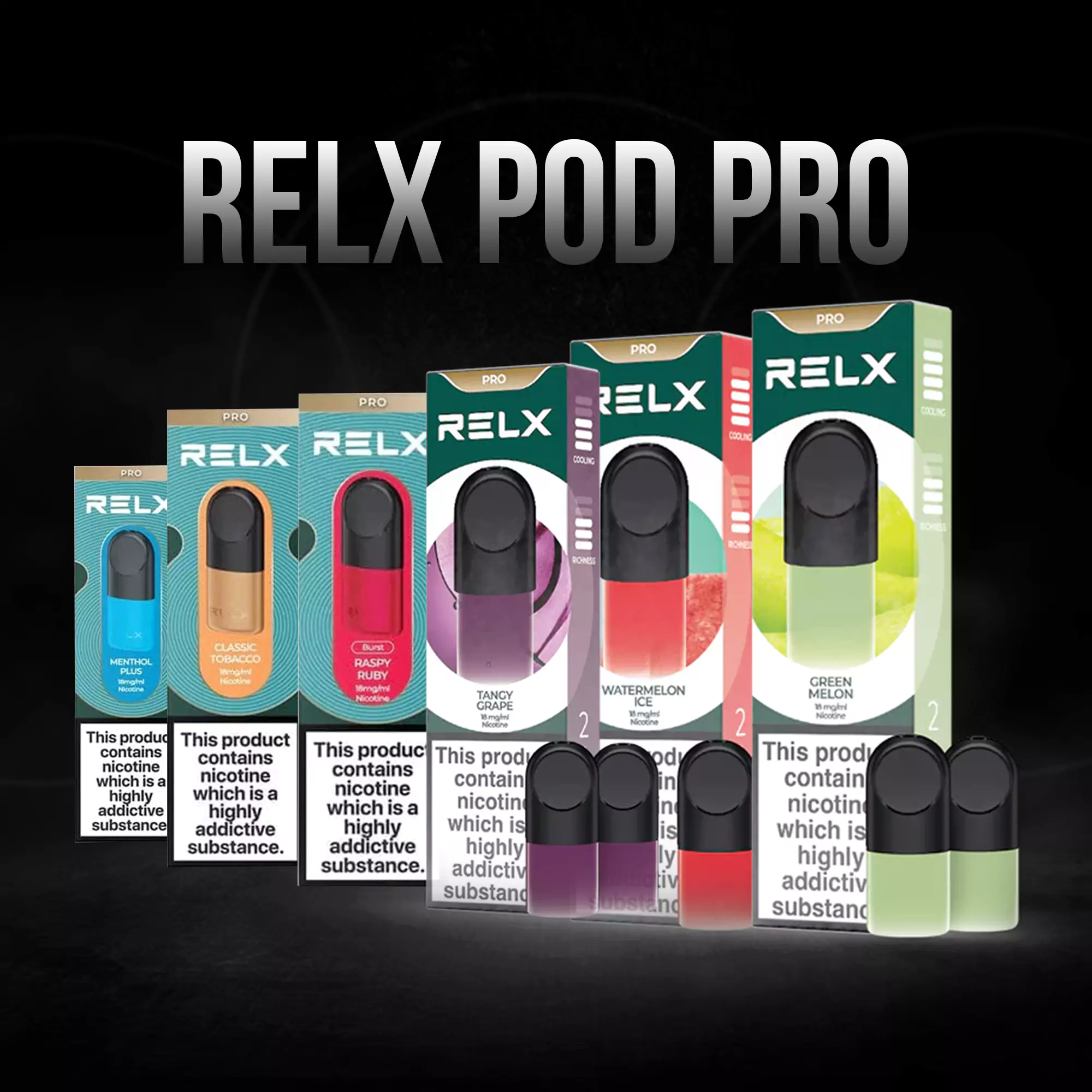 Best Relx Pod Delivery in Dubai UAE | Relx Pod Pro 18mg