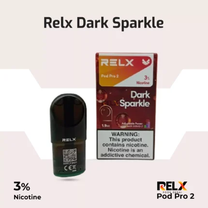 Relx Pod Pro Ginger Tea 3% Relx Pod Pro 2 Dark Sparkle 3% for Relx devices in abu dhabi and dubai