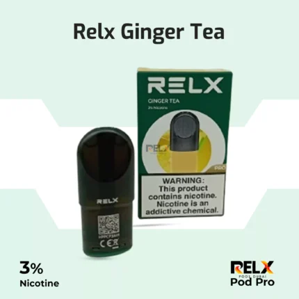 Relx pod pro ginger tea 3% now buy online in abu dhabi