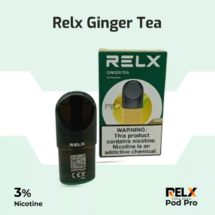 Relx pod pro ginger tea 3%