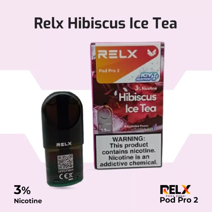 Relx pod pro 2 hibiscus ice tea 3%