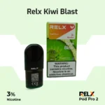 RELX Pod Pro 2 Kiwi Blast 3% nicotine pod flavor available in Dubai