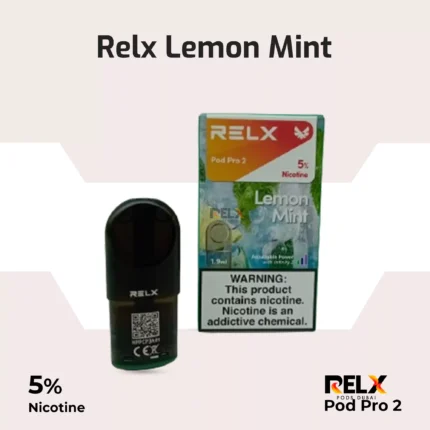 Relx pod pro 2 blue raspberry 3% Relx pod pro 2 lemon mint 5% now for relx device in uae