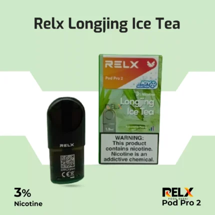 Relx Pod Pro Ginger Tea 3% Relx Pod Pro 2 Longjing Ice Tea flavor for Relx Devices