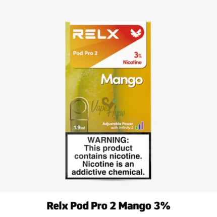 Relx pod pro 2 mango 3% for dubai vapers
