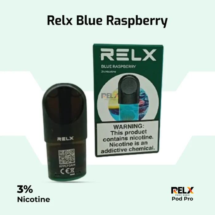 Relx pod pro blue raspberry3%