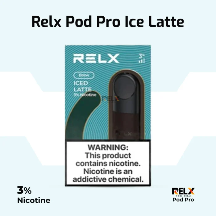 Relx pod pro ice latte 3%