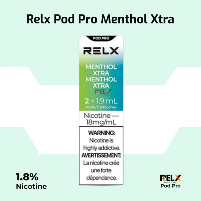 Relx pod pro menthol xtra