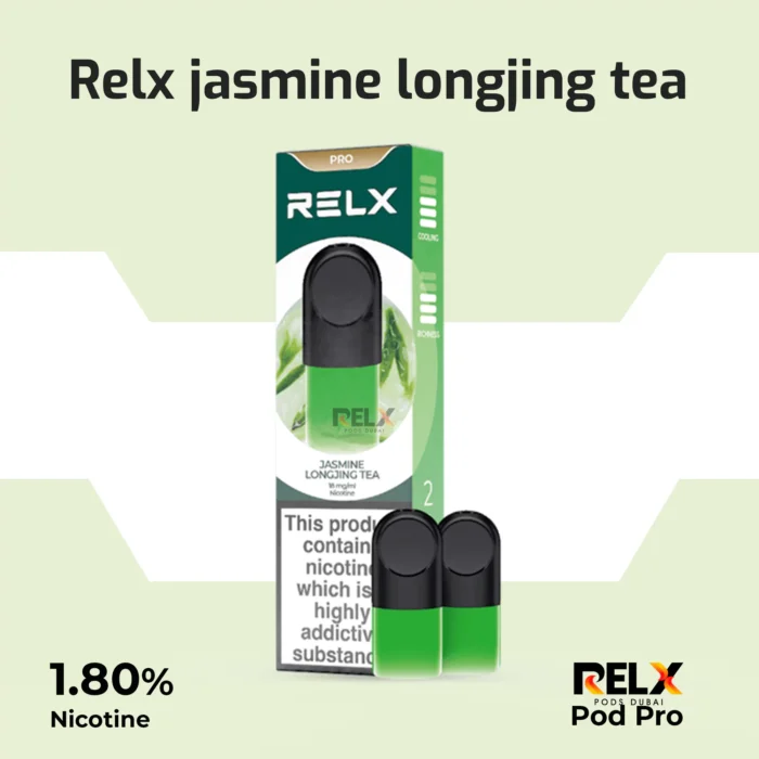 Relx pod pro jasmine longjing tea 1. 8%