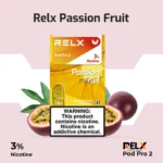 RELX Pod Pro 2 Passion Fruit 3% nicotine pod available in Dubai