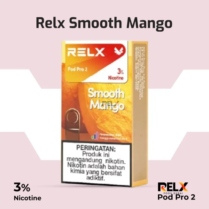 Relx pod pro 2 smooth mango 3%