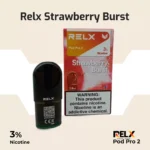 Relx Pod Pro 2 Strawberry Burst pod for RELX device