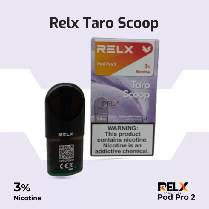 Relx pod pro 2 taro scoop 3%