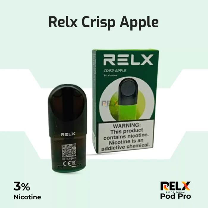 Relx pod pro crisp apple 3%