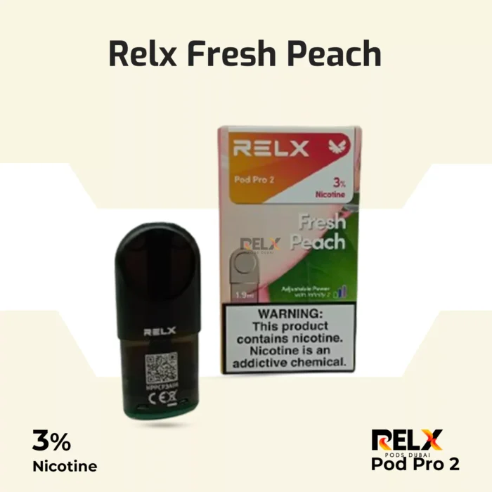 Relx pod pro 2 fresh peach 3%