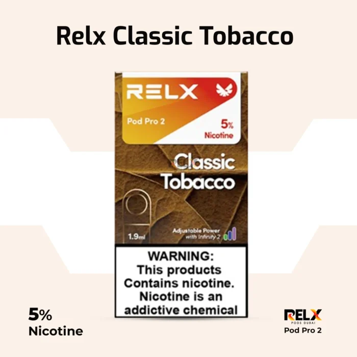 Relx pod pro 2classic tobacco