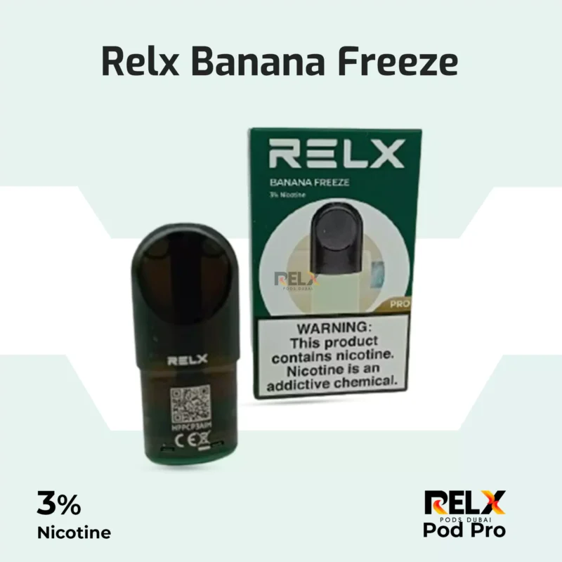 Relx pod pro banana freeze 3%