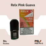 RELX Pod Pro 2 Pink Guava nicotine pod flavor available in Dubai