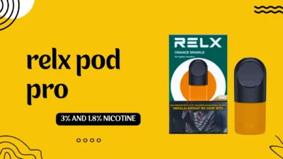 RELX Pod Pro pre-filled vape pod compatible with RELX Infinity and Essential devices, offering 1.9ml e-liquid, leak-resistant design, and multiple flavors in Dubai UAE