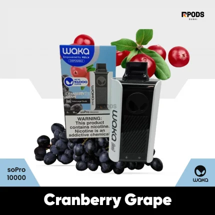 Cranberry Grape Waka SoPro 10000 Puffs Disposable Vape