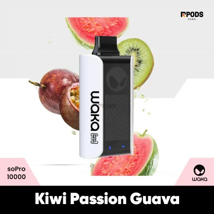 Kiwi Passion Guava Waka SoPro 10000 Puffs Disposable Vape