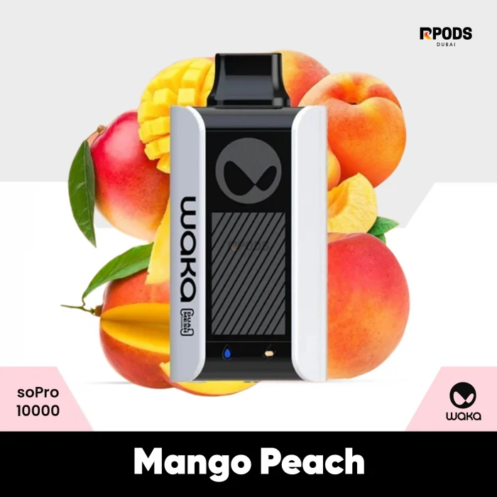 Mango peach waka sopro 10000 puffs disposable vape