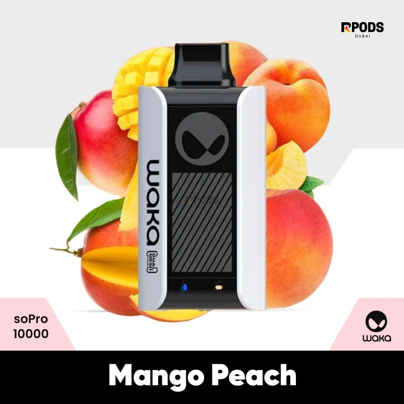 Mango Peach WAKA SoPro 10000 PUFFS Disposable Vape