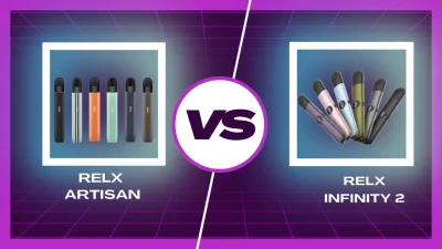 Relx Artisan vs Relx Infinity 2 vape in Dubai