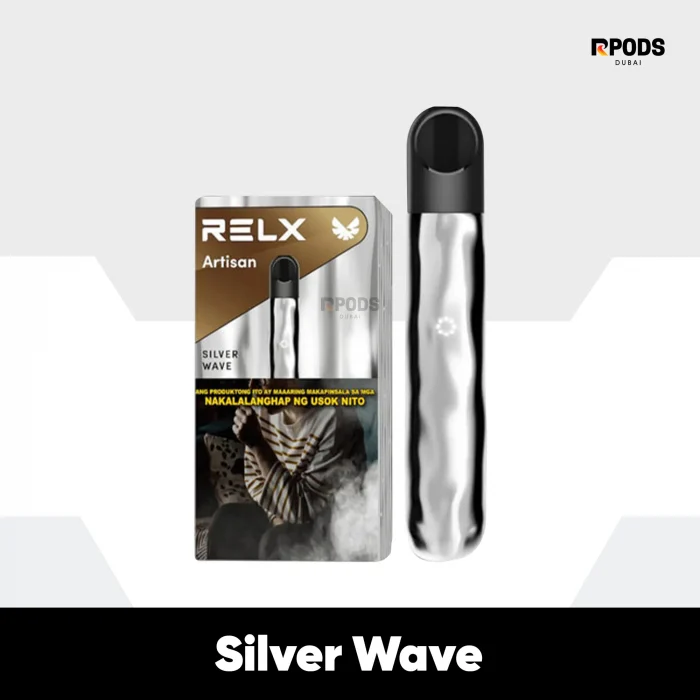 Relx artisan metal silver wave in dubai