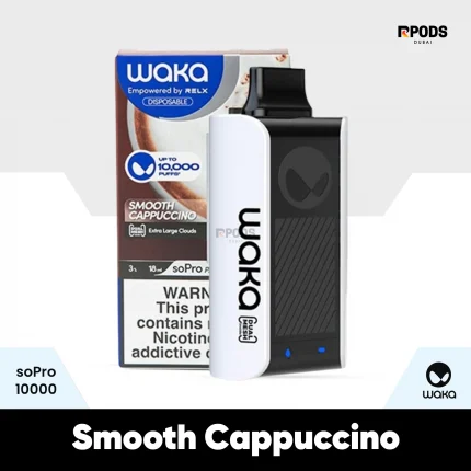 Smooth Cappuccino WAKA SOPRO 10000 PUFFSv