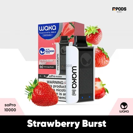 Strawberry Burst Waka SoPro 10000 Puffs Disposable Vape