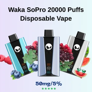 Waka SoPro 20000 Puffs Disposable Vape 50mg/5%
