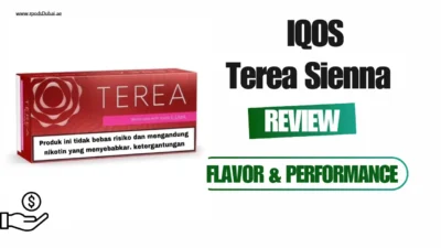 IQOS TEREA Sienna tobacco stick for ILUMA devices with smooth toasted tobacco flavor in UAE