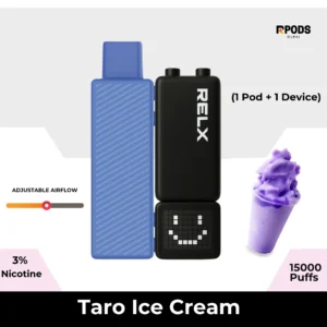 RELX Creator Taro Ice Cream Pods and Device