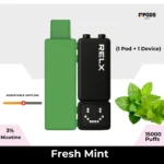 Relx Creator Fresh Mint pods and Device 15000 Puffs Now available in dubai online