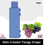 Get the best Relx Creator Pods Tangy Grape 15000 Puffs vape